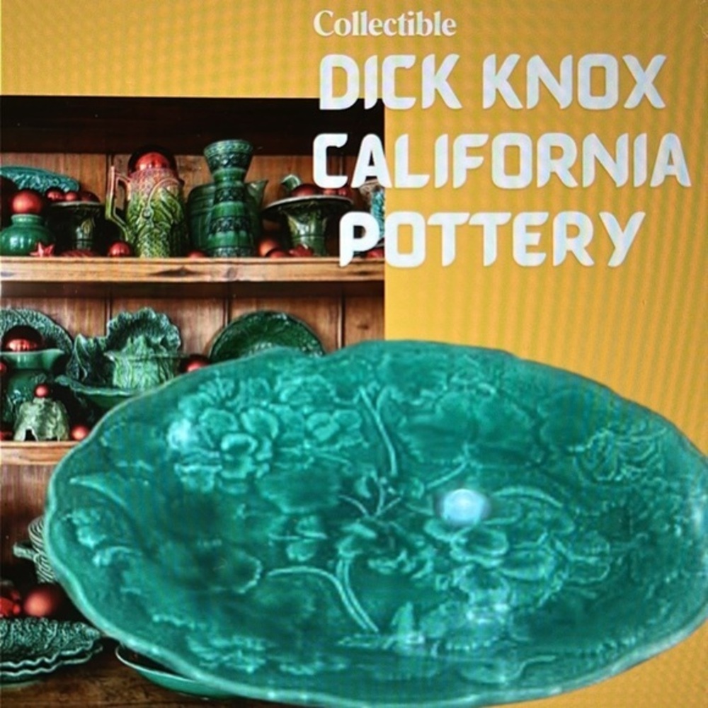 Dick Knox California Pottery Collectable Decorative plate from Laguna Beach